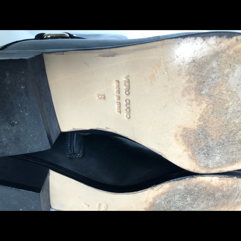 5F Bergdorf Goodman Crisscross Leather Boots - Picture 7 of 9